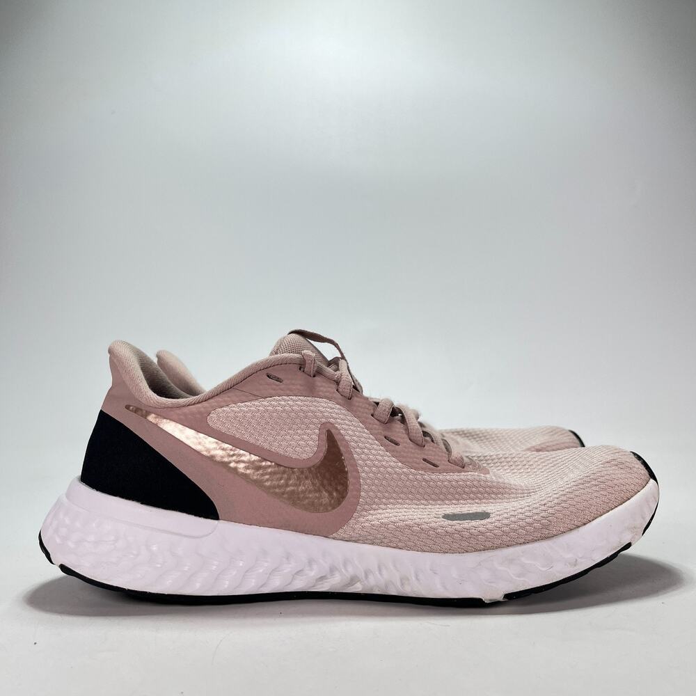 Nike Revolution 5 Barely Rose Lace Up Road Running Shoes BQ3207-600 Women's Sz 9
